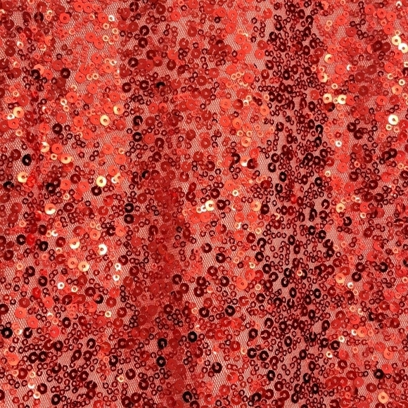 Handmade Red Sequin Pants - Picture 4 of 7